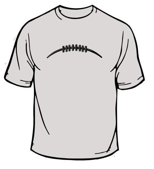 football t shirt clipart black and white