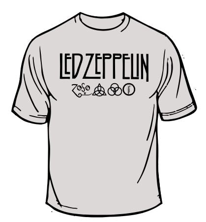 Led zeppelin hotsell black t-shirt