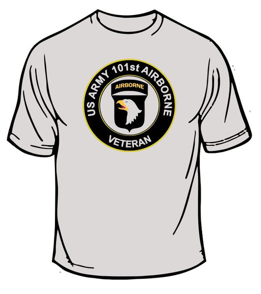 Army 101st Airborne Veteran T Shirt Custom Creations