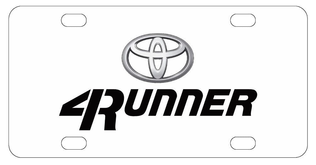 Toyota 4Runner License Plate