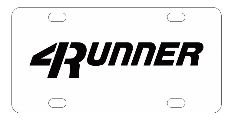 Toyota 4Runner License Plate