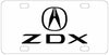 Acura ZDX License Plate