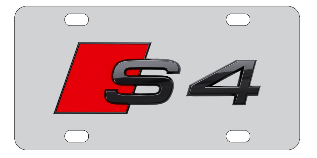 Audi S4 License Plate