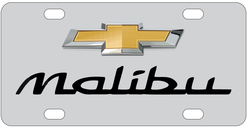 Chevy Malibu License Plate