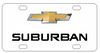 Chevy Suburban License Plate