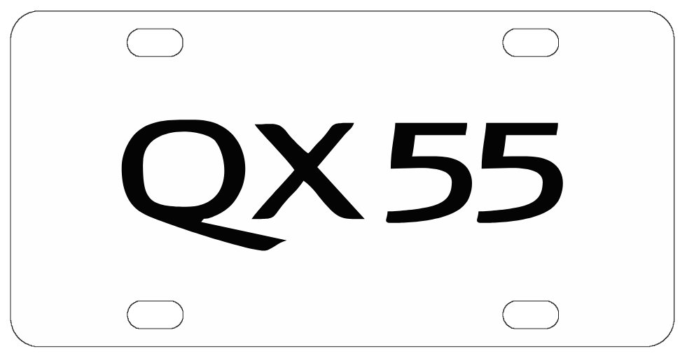 Infinti QX 55 License Plate