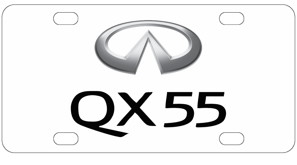 Infinti QX 55 License Plate