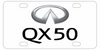 Infinti QX 50 License Plate