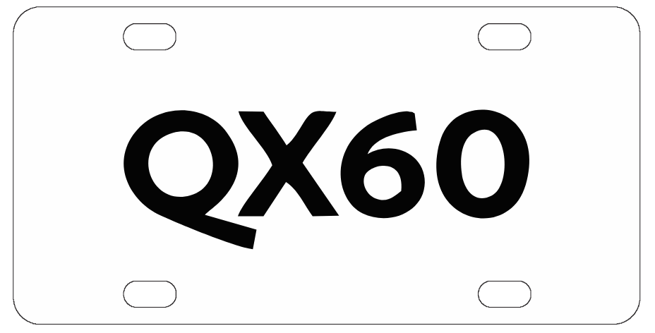 Infinti QX 60 License Plate