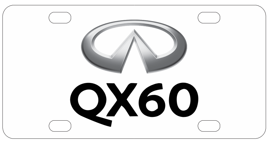 Infinti QX 60 License Plate