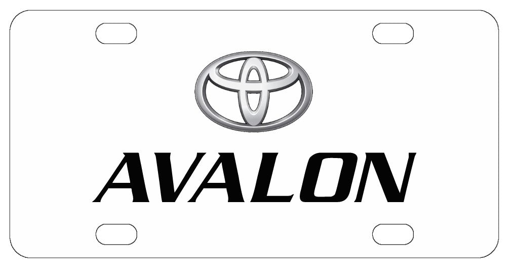 Toyota Avalon License Plate