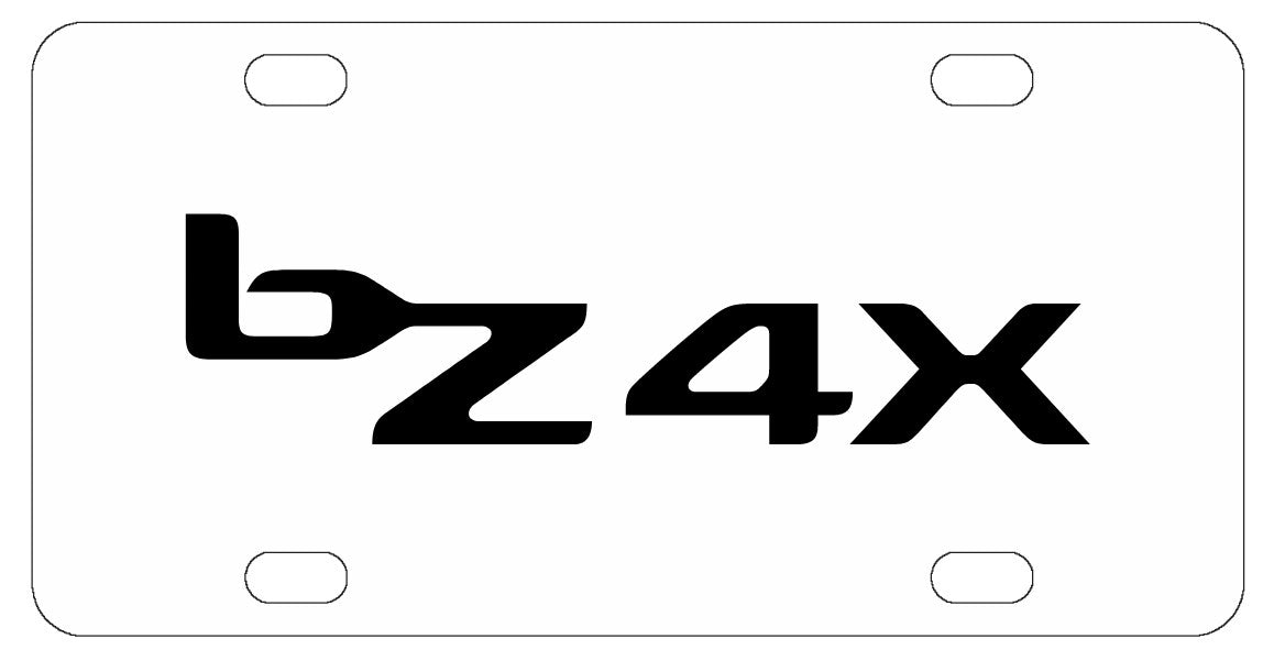 Toyota BZ4X License Plate