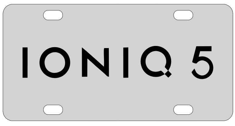 Hyundai IONIQ 5 License Plate