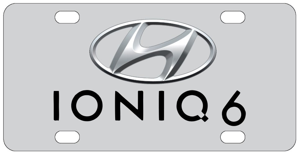 Hyundai IONIQ 6 License Plate