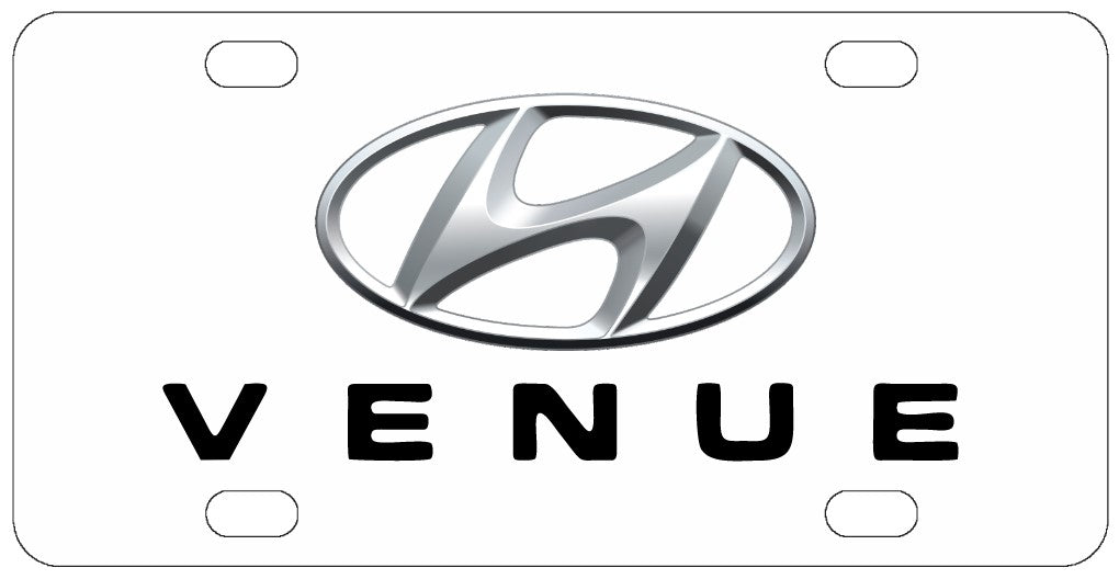 Hyundai Venue License Plate