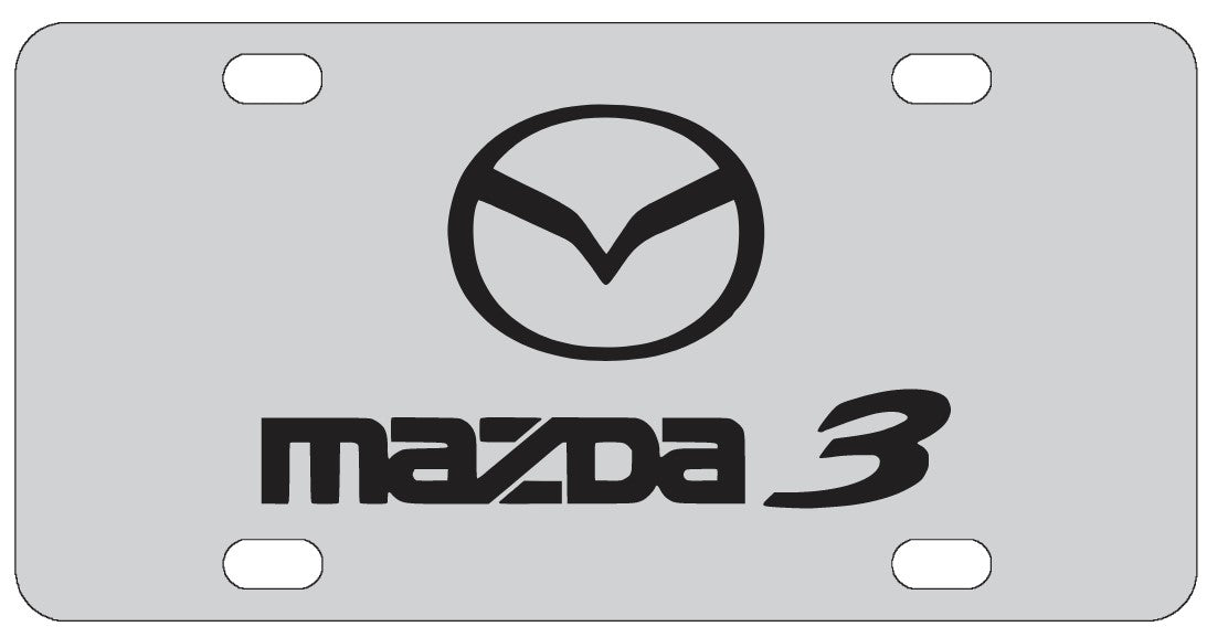 Mazda 3 License Plate