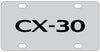 Mazda CX-30 License Plate