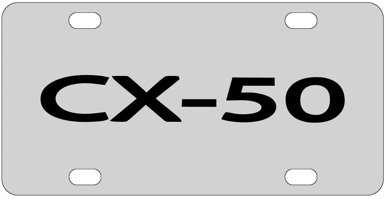 Mazda CX-50 License Plate