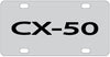 Mazda CX-50 License Plate