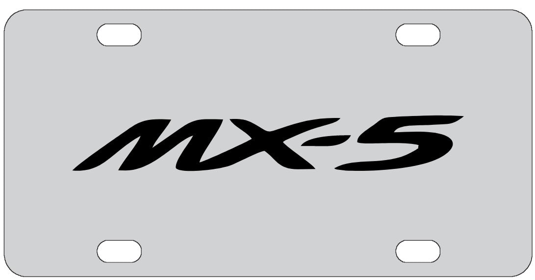 Mazda MX-5 License Plate