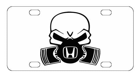 Honda Skull License Plate | Custom Creations